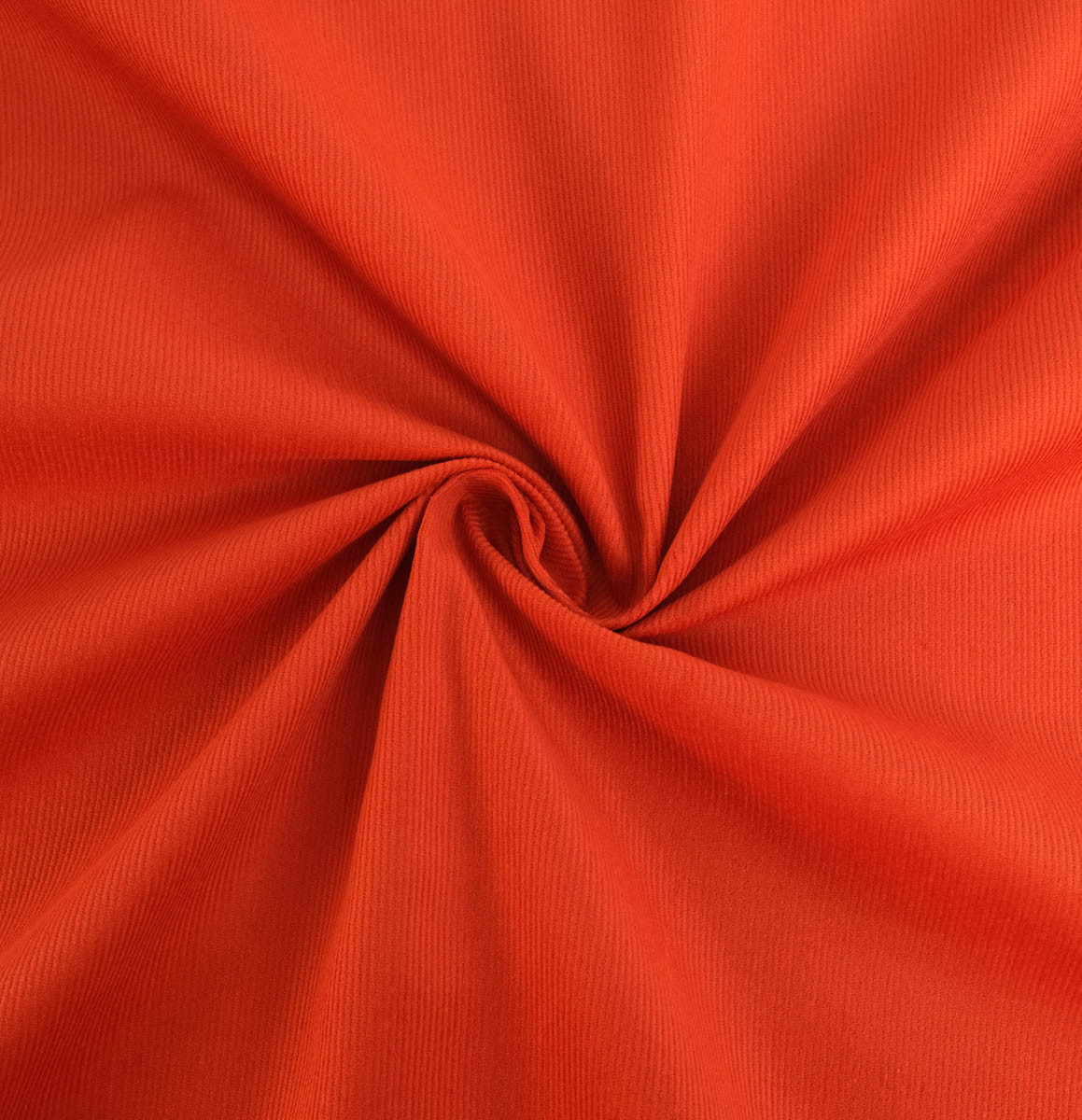 Tangerine-fluweel met strepen - Auguste - Maison Klem